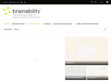 Tablet Screenshot of brainability.ch